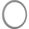 Ekena Millwork 50-in. OD x 43 3/8-in. ID x 3 3/8-in. W x 1-in. P Hillsborough Ceiling Ring Kit CRK50HI